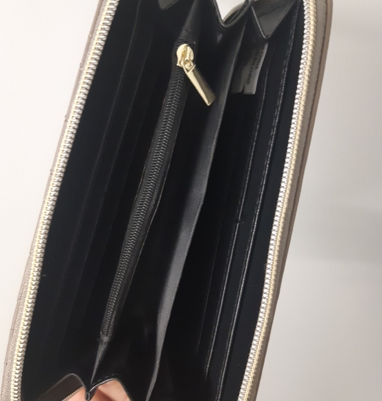 Dark Beige Wristlet and Wallet - Picture 2 of 5